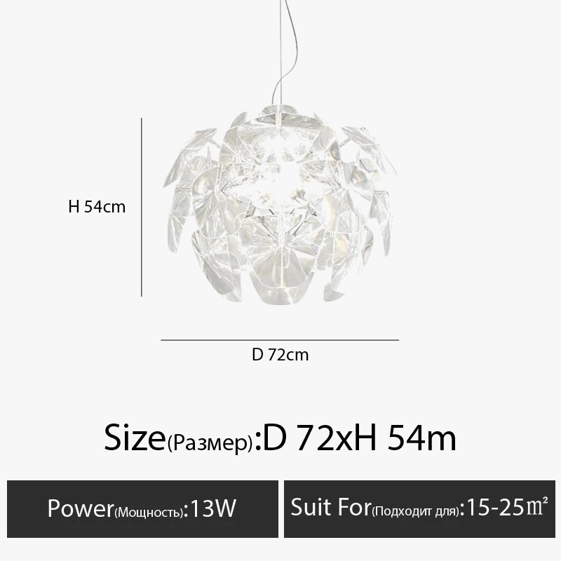Lustre — Créatif nordique design moderne pour éclairage intérieur