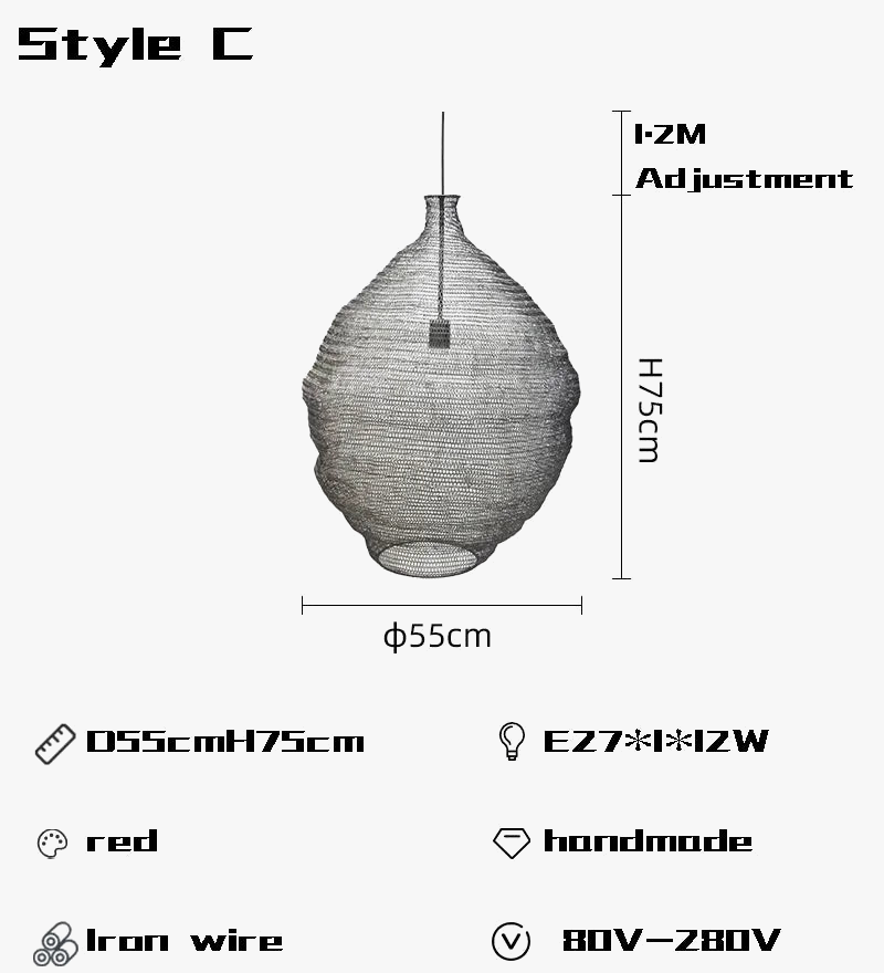 Lustre — Créatif suspendu pour restaurant bar et hôtel