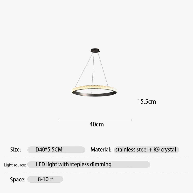 Lustre — De luxe en cristal pour hôtel et villa