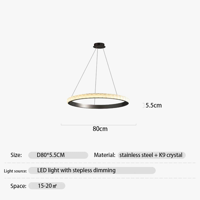 Lustre — De luxe en cristal pour hôtel et villa