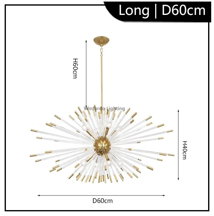 Lustre — De luxe en forme de pissenlit éclairage décoratif en stock