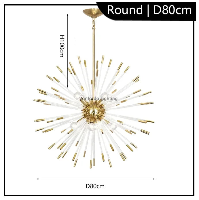 Lustre — De luxe en forme de pissenlit éclairage décoratif en stock