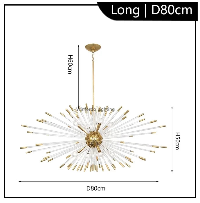 Lustre — De luxe en forme de pissenlit éclairage décoratif en stock