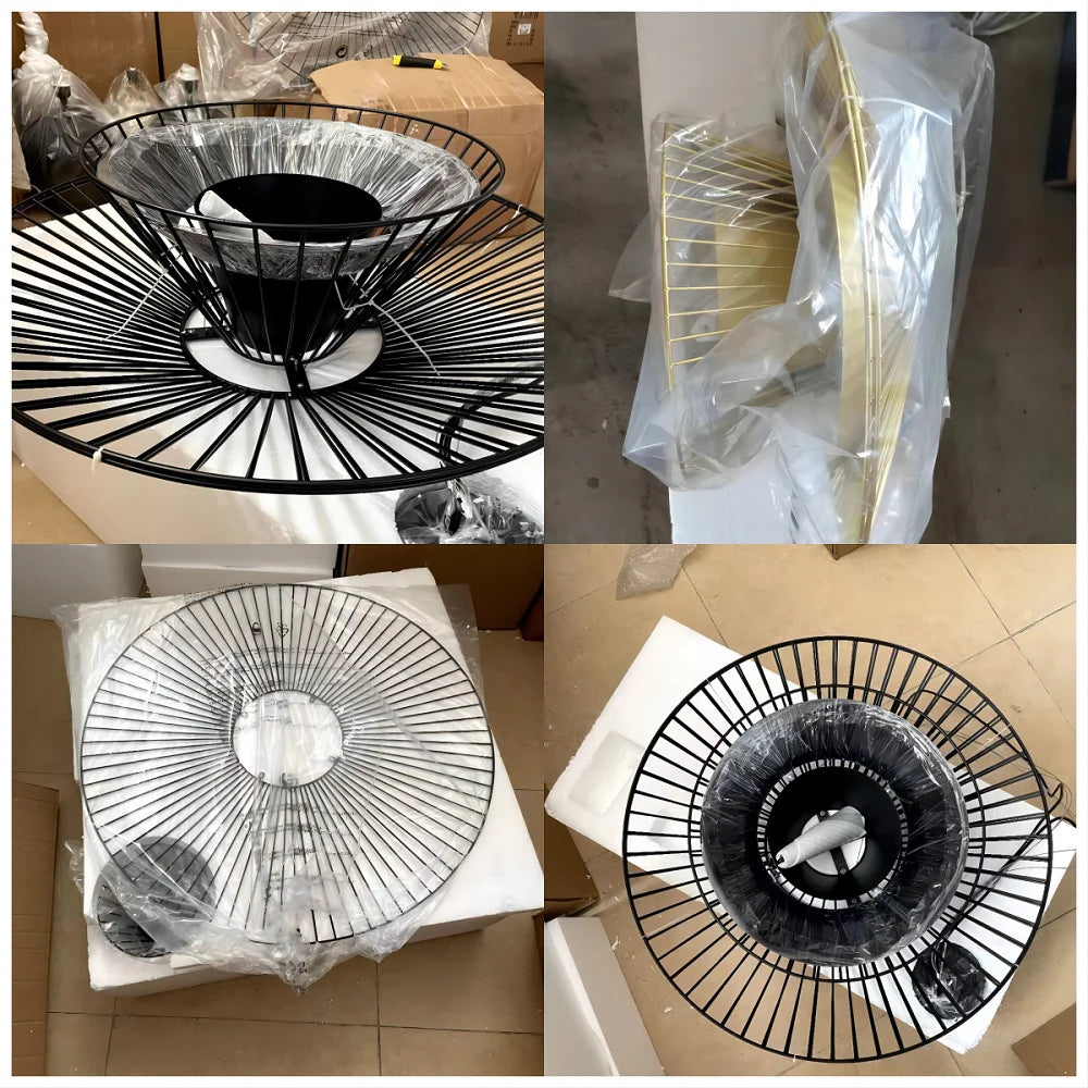 Lustre — De luxe sandyha LED en métal lampe suspendue décorative