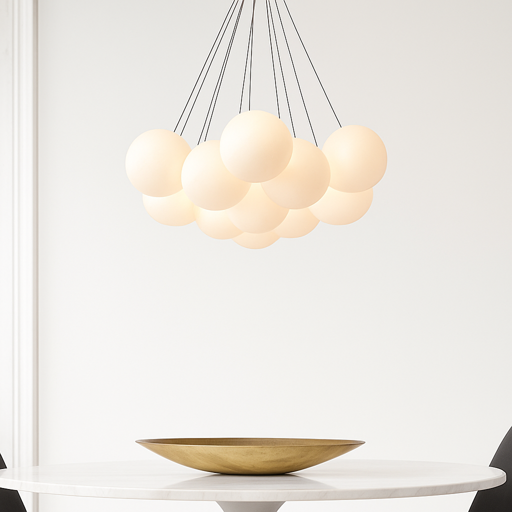 Lustre — Design LED avec boules