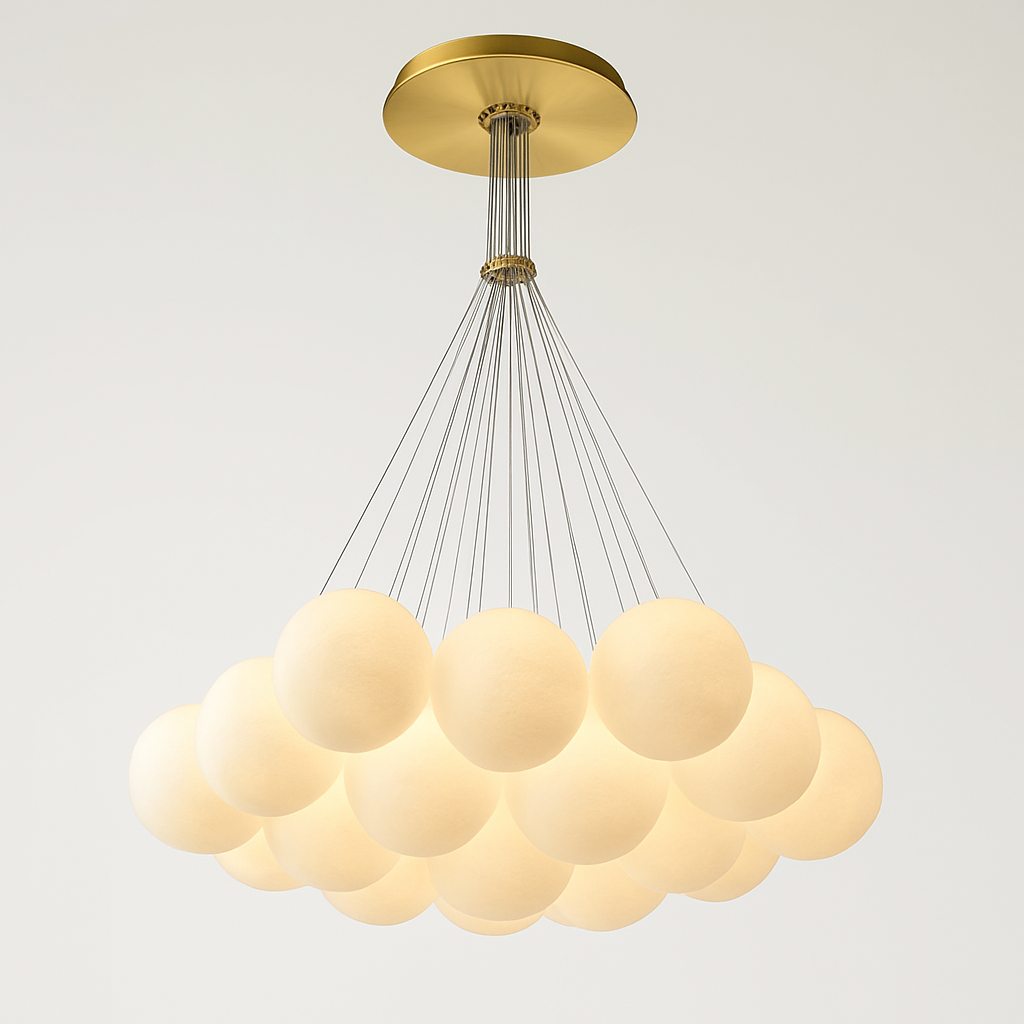 Lustre — Design LED avec boules