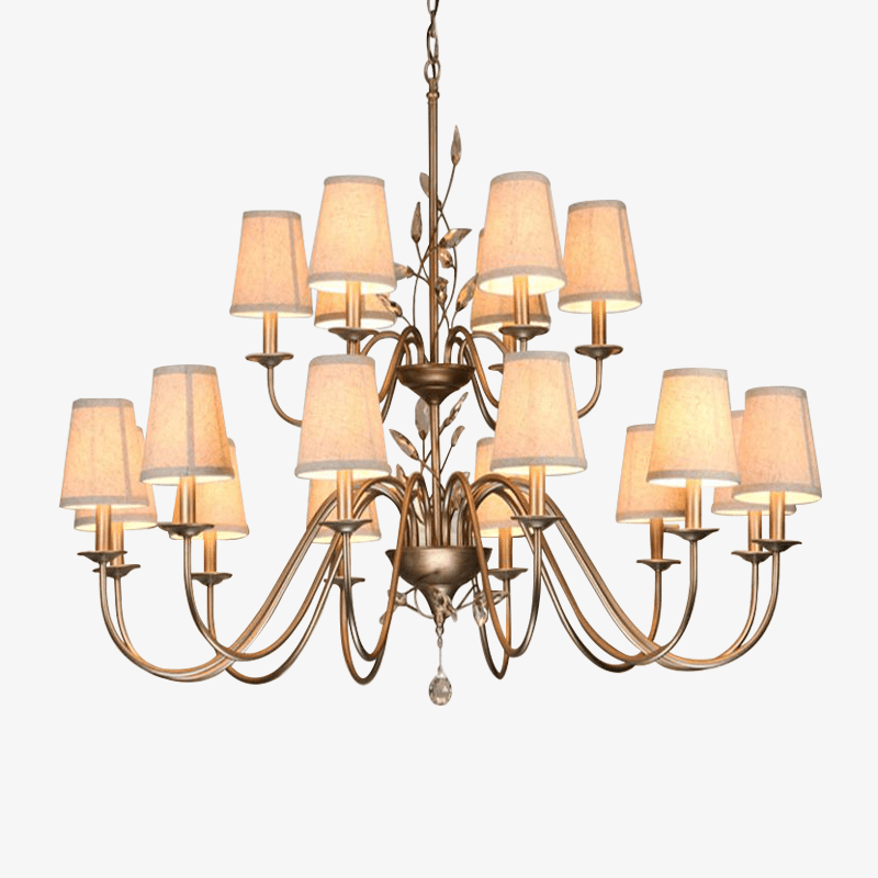 Abat-jour — En chandelier avec abat-jour Art Deco