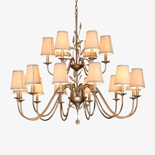 Abat-jour — En chandelier avec abat-jour Art Deco