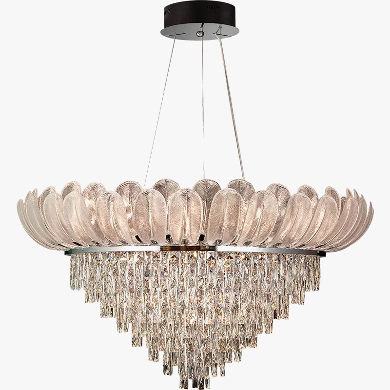 Lustre — En cristal de luxe pour décoration intérieure