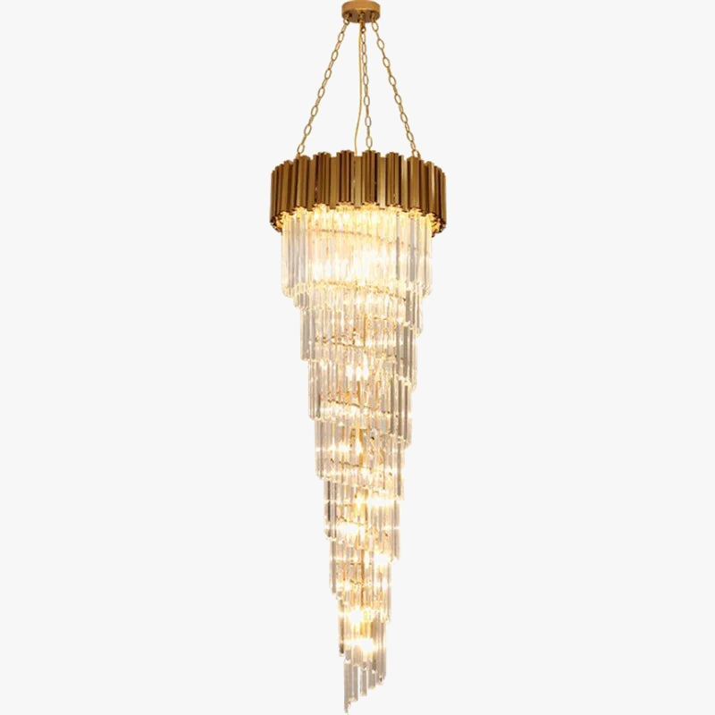 Lustre — En cristal de luxe pour décoration intérieure élégante