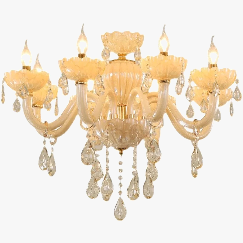 Lustre — En cristal européen créatif pour ambiance luxueuse