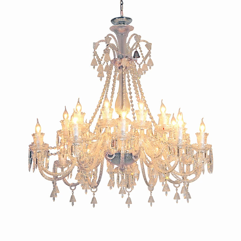 Lustre — En cristal à LED pour un éclairage de luxe modernisé