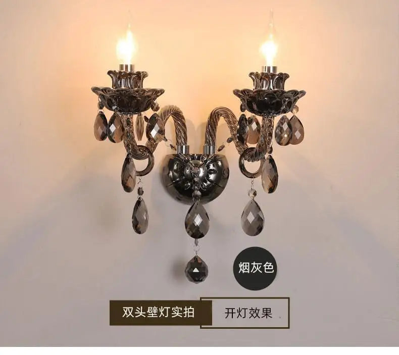 Lustre — En cristal pour éclairage moderne et élégant