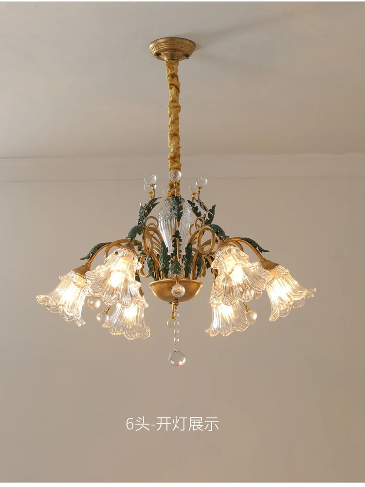 Lustre — En cristal rustique pour éclairage intérieur industriel