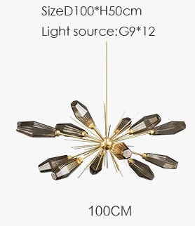 Lustre — En verre créatif design post-moderne minimaliste élégant