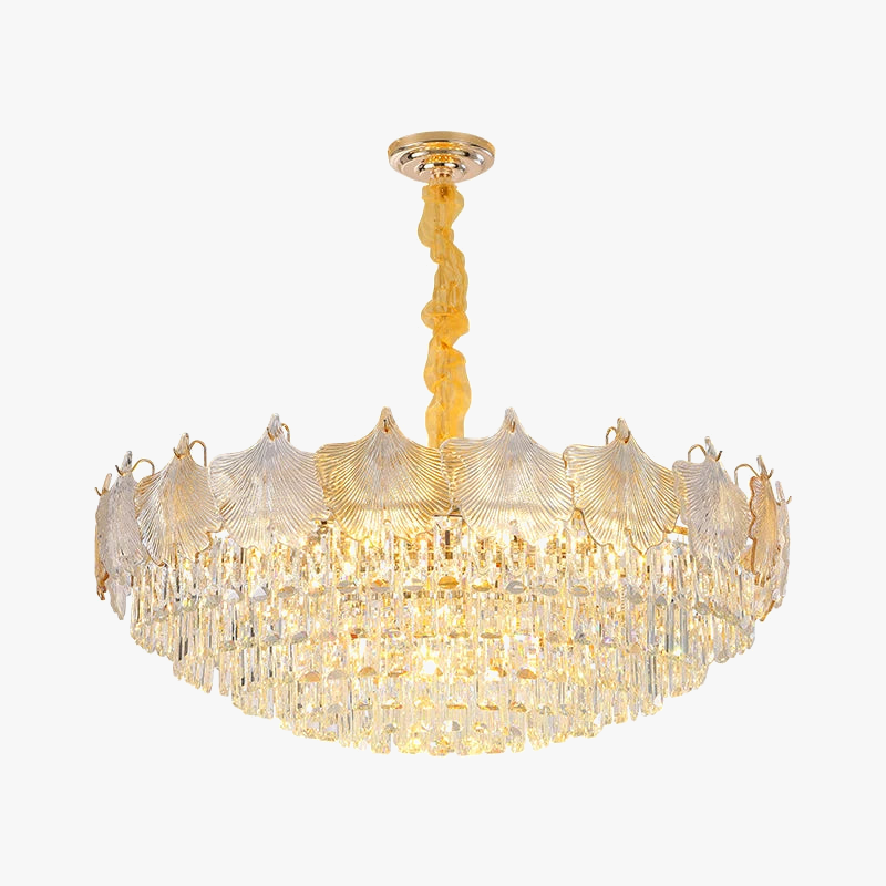 Lustre — En verre cristal design moderne pour intérieur élégant