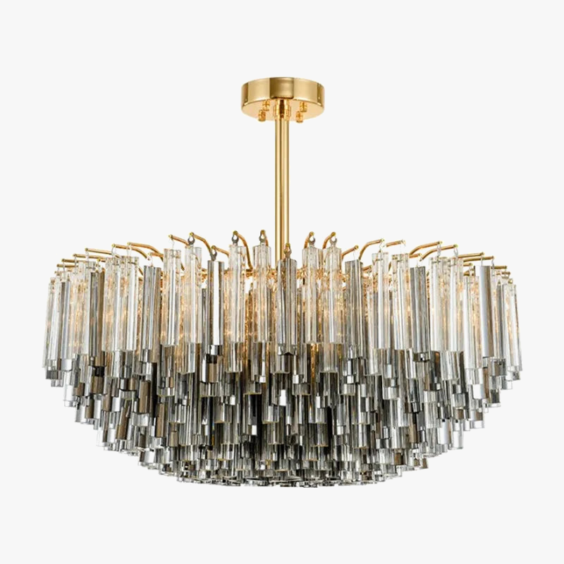 Lustre — En verre cristal design post-moderne pour décoration intérieure