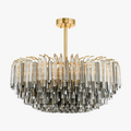 Lustre — En verre cristal design post-moderne pour décoration intérieure
