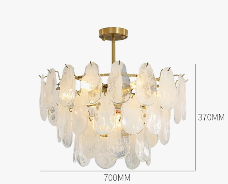 Lustre — En verre de luxe pour éclairage créatif et décoratif