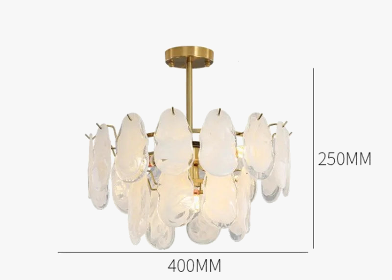 Lustre — En verre de luxe pour éclairage créatif et décoratif