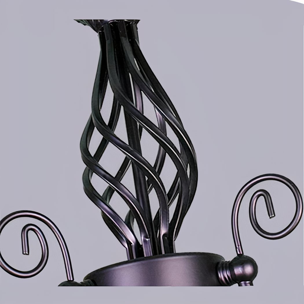 Lustre — Industriel en fer forgé style chandelier