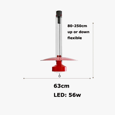 Lustre — Italien flexible en aluminium avec LED dimmable
