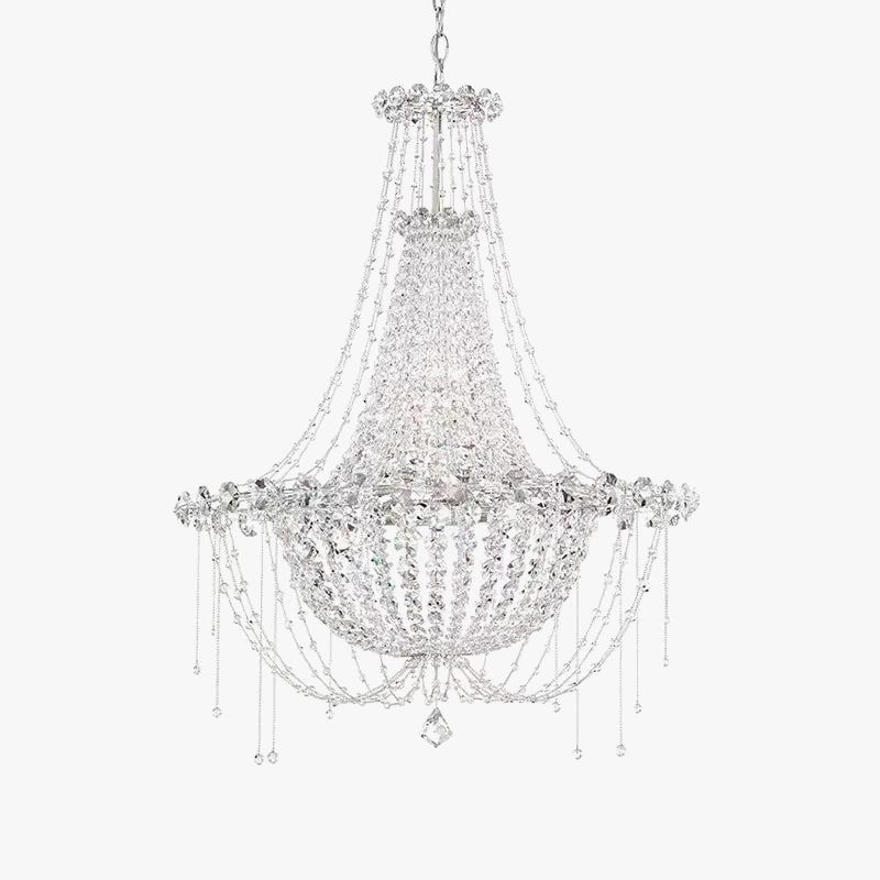 Suspension — K9 luxe en acier inoxydable LED suspension moderne