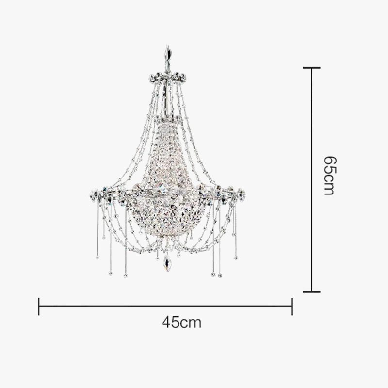 Suspension — K9 luxe en acier inoxydable LED suspension moderne
