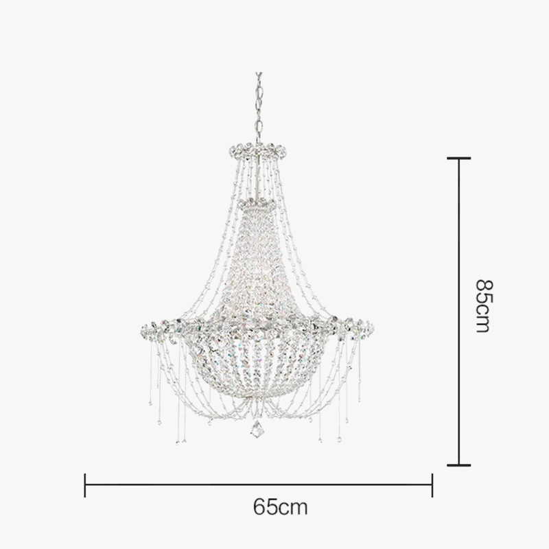 Suspension — K9 luxe en acier inoxydable LED suspension moderne