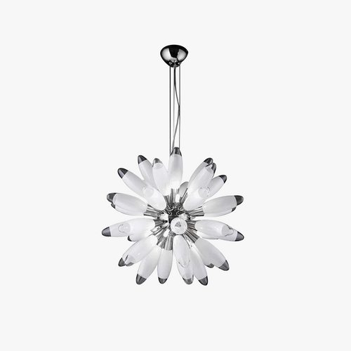 Abat-jour — À LED design avec abat-jour en verre élégante finition brillante