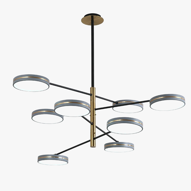 Lustre — LED moderne décoration tuyau érigé éclairage intérieur