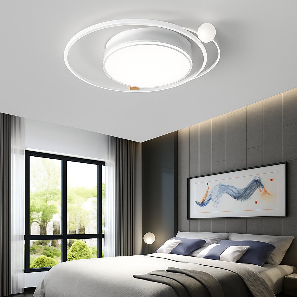 Lustre Led moderne plafonniers simples chambre chevet cuisine plafonnier étude éclairage intérieur à intensité variable Roxane Orée - Esprit Contemporain & Décor Élégant