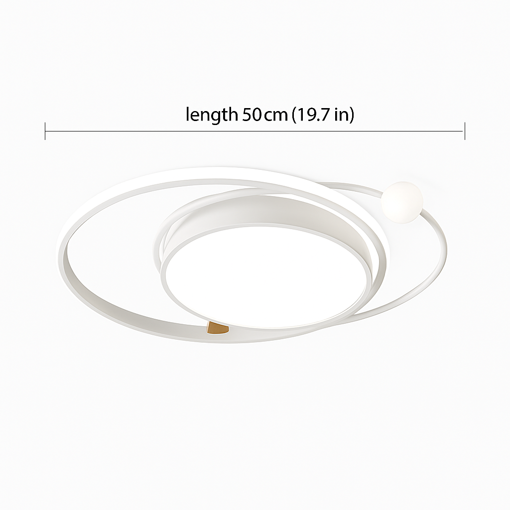 Lustre Led moderne plafonniers simples chambre chevet cuisine plafonnier étude éclairage intérieur à intensité variable Roxane Orée - Esprit Contemporain & Décor Élégant