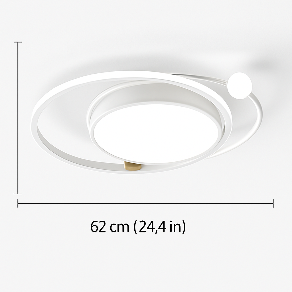 Lustre Led moderne plafonniers simples chambre chevet cuisine plafonnier étude éclairage intérieur à intensité variable Roxane Orée - Esprit Contemporain & Décor Élégant