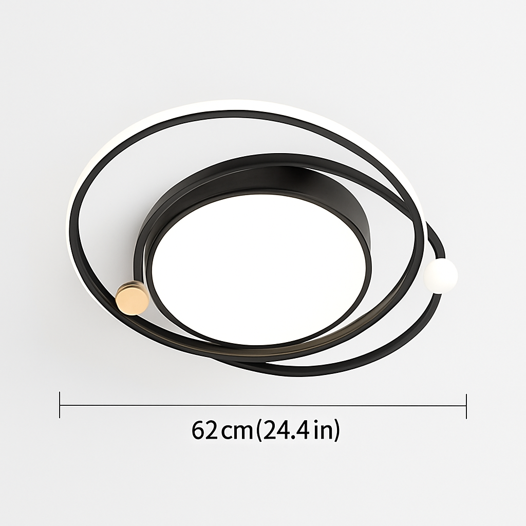 Lustre Led moderne plafonniers simples chambre chevet cuisine plafonnier étude éclairage intérieur à intensité variable Roxane Orée - Esprit Contemporain & Décor Élégant