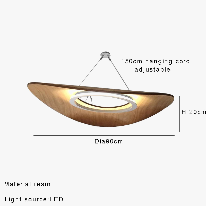 Lustre — Minimaliste moderne en bois design danois