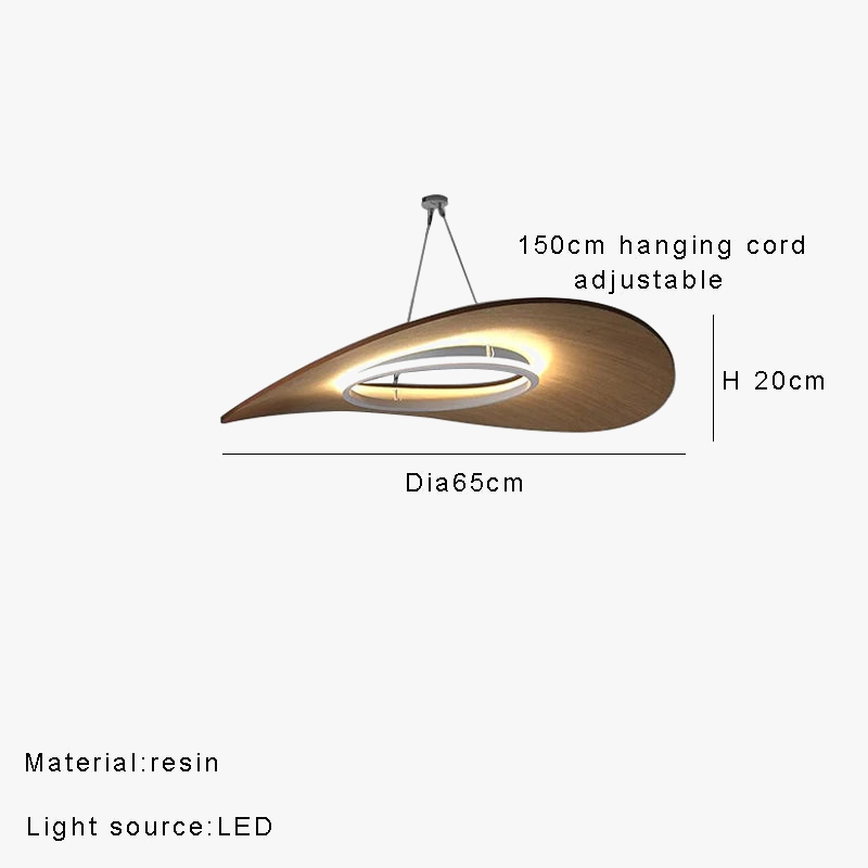Lustre — Minimaliste moderne en bois design danois