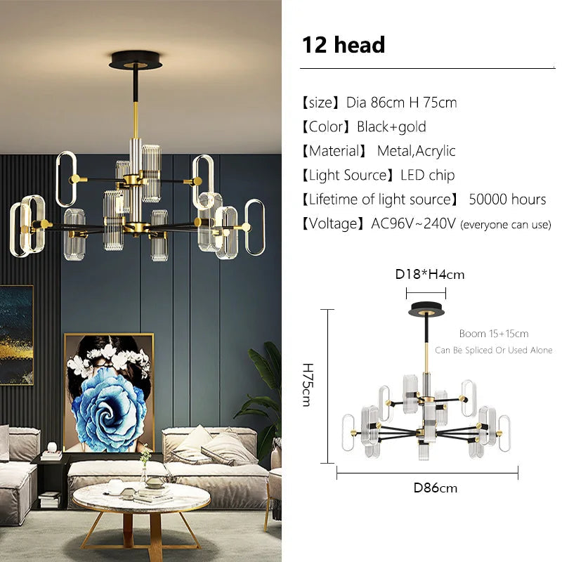 Lustre — Moderne créatif luxe pour éclairage d'ambiance