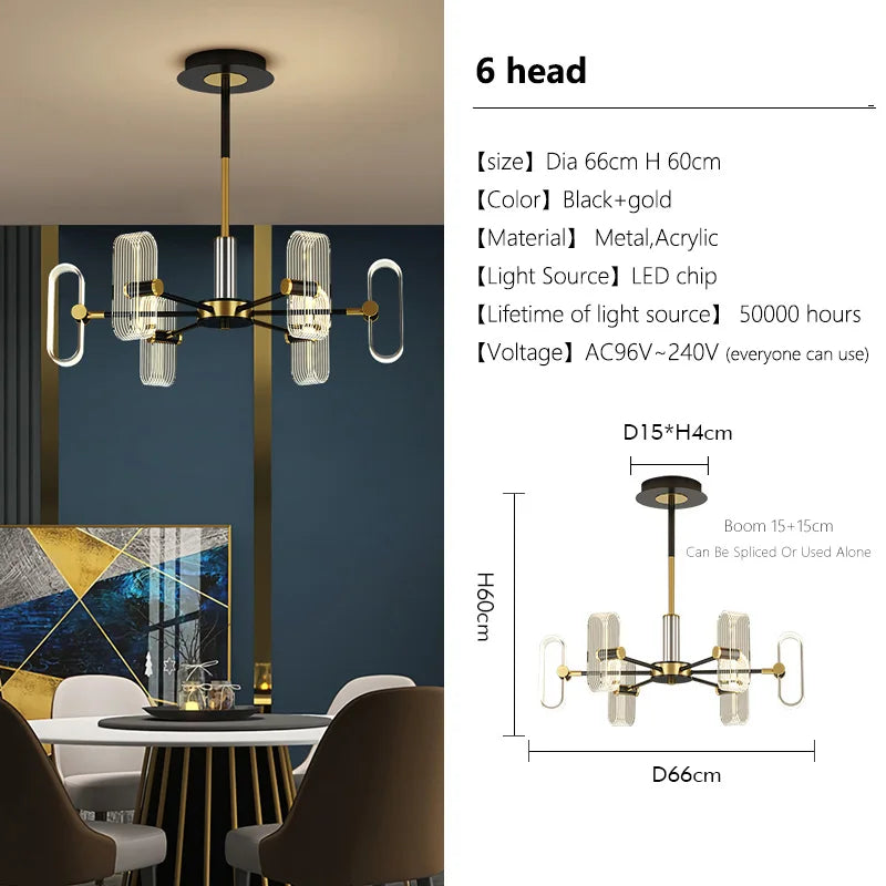 Lustre — Moderne créatif luxe pour éclairage d'ambiance