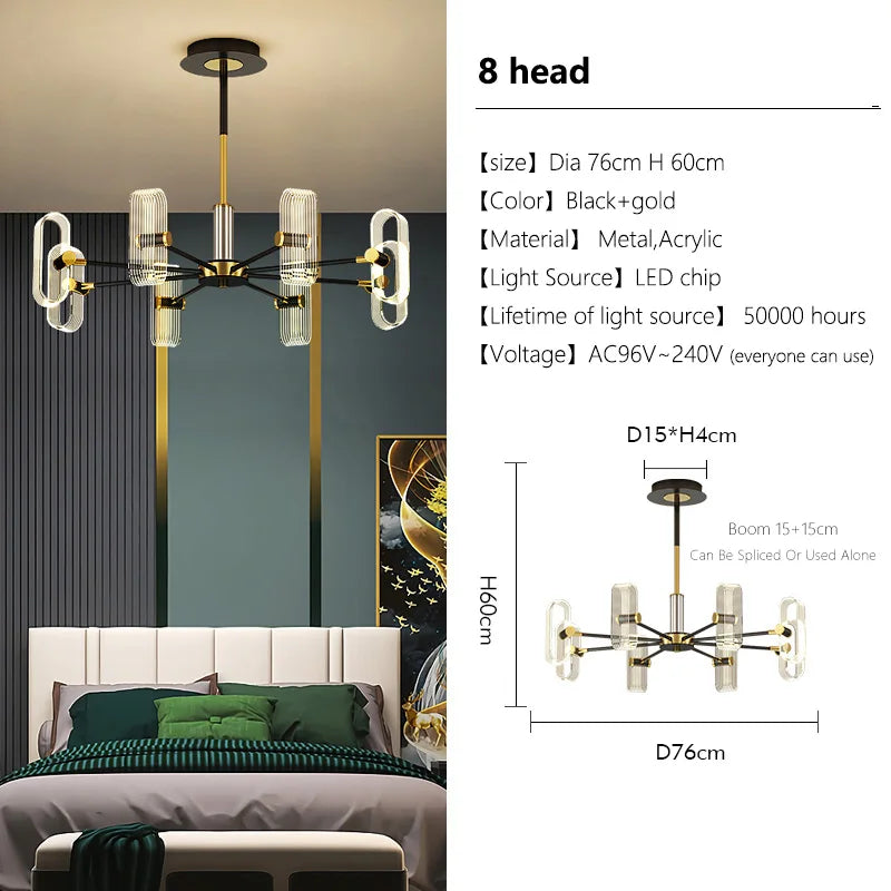 Lustre — Moderne créatif luxe pour éclairage d'ambiance