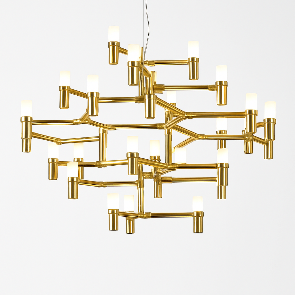 Lustre — Moderne de luxe en métal éclairage suspendu réglable