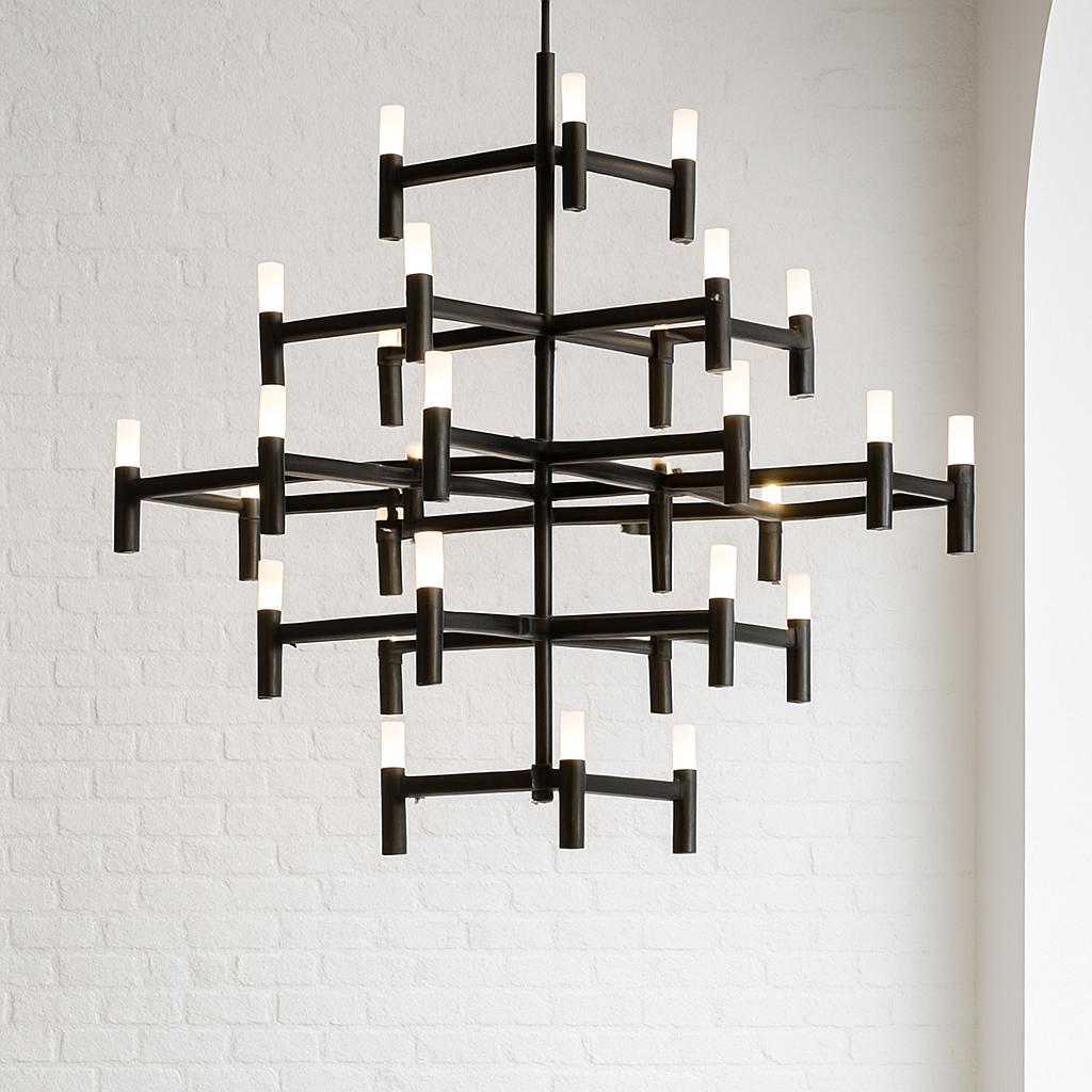 Lustre — Moderne de luxe en métal éclairage suspendu réglable