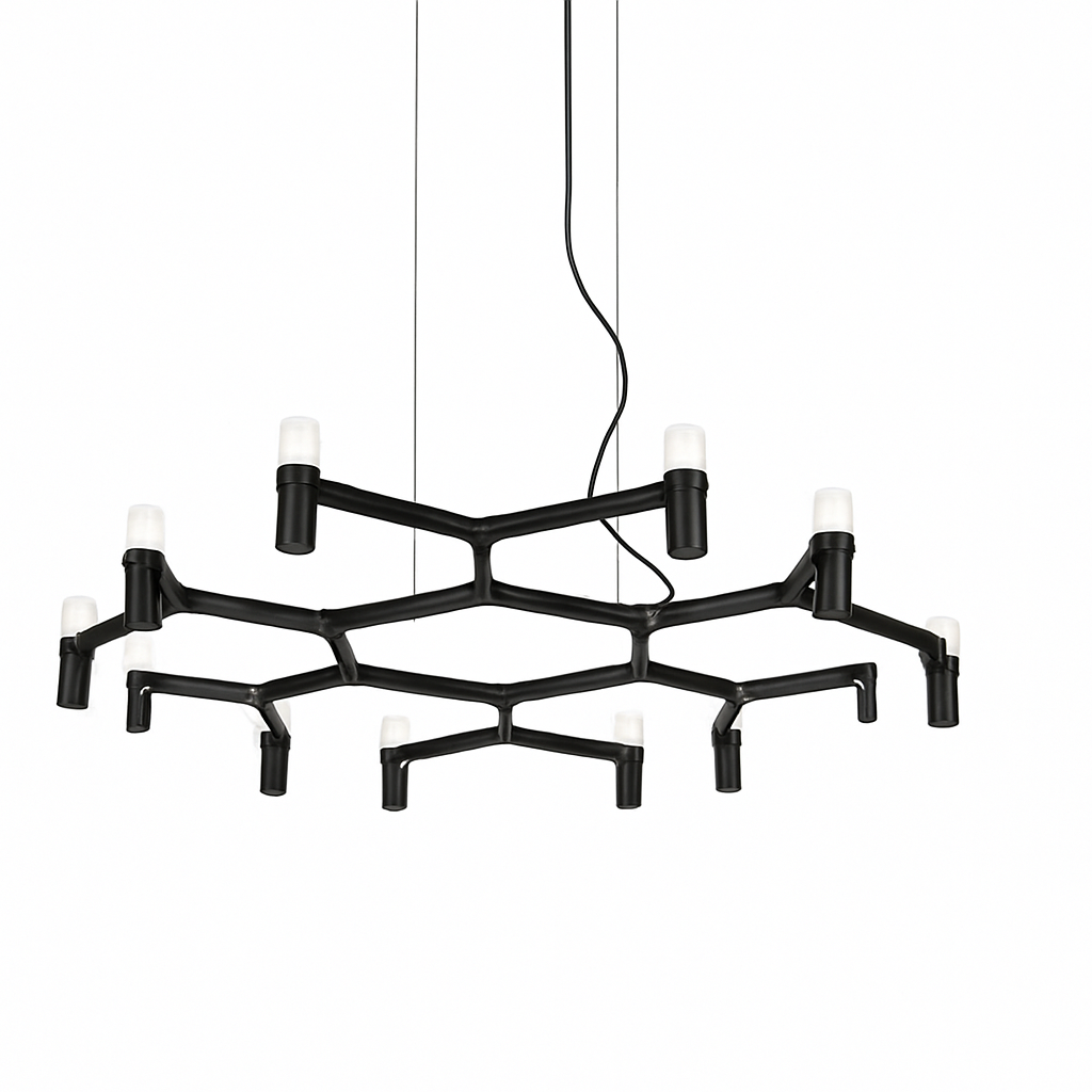 Lustre — Moderne de luxe en métal éclairage suspendu réglable