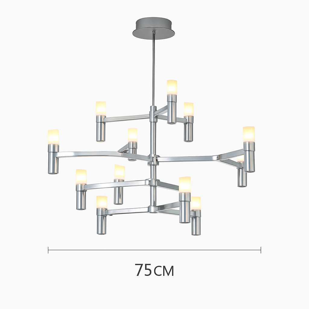 Lustre — Moderne de luxe en métal éclairage suspendu réglable