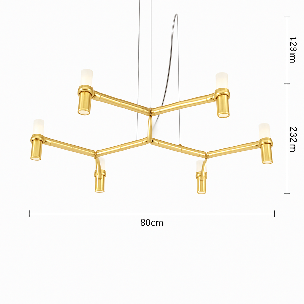 Lustre — Moderne de luxe en métal éclairage suspendu réglable