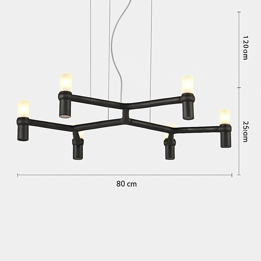 Lustre — Moderne de luxe en métal éclairage suspendu réglable