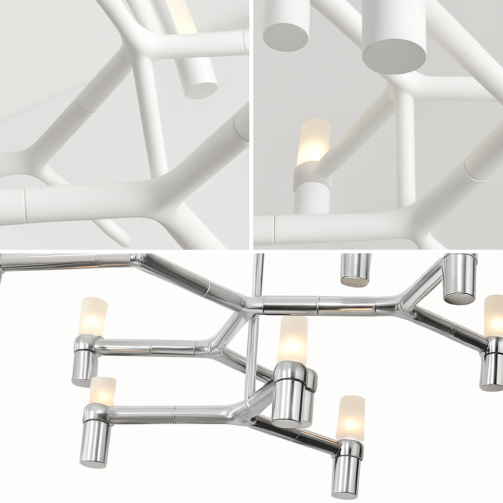 Lustre — Moderne de luxe en métal éclairage suspendu réglable