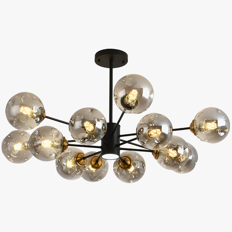 Lustre — Moderne design haricot magique en verre intérieur