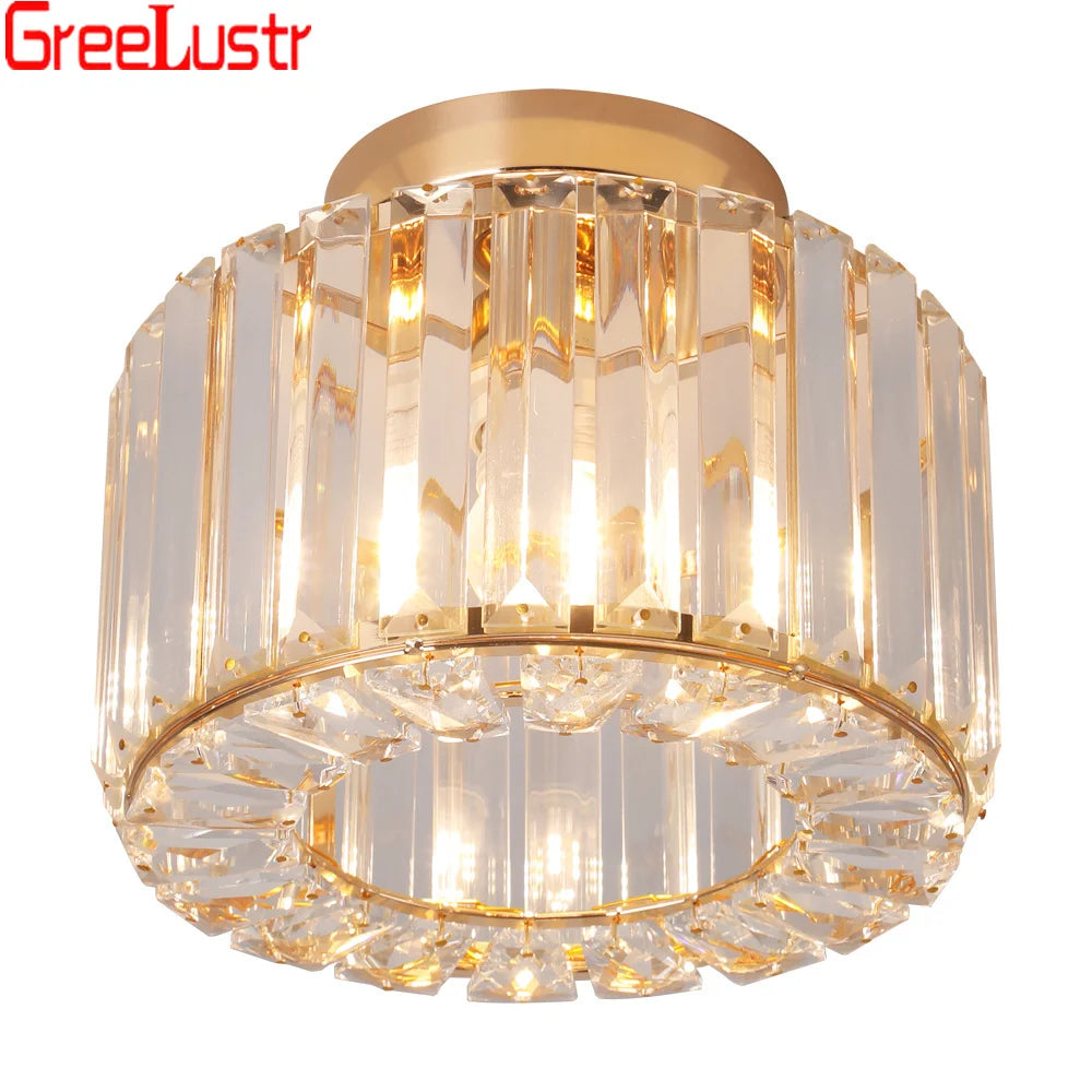 Plafonnier moderne en cristal avec led Félicie Prélude - Éclat du Cristal & Décor Singulier