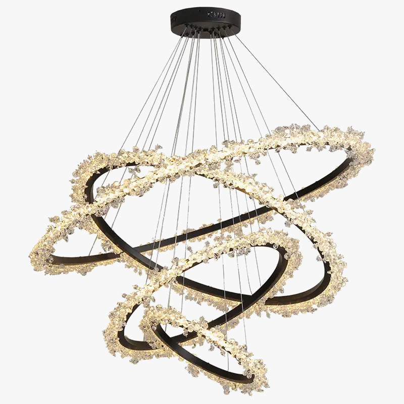 Suspension — Moderne en cristal de luxe suspension décorative